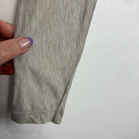 All Saints Long Sleeve Tie Front Cardigan Cover Up In Greige Size M - Picture 4 of 9